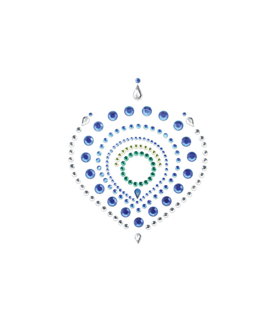 BIJOUX - INDISCRETS FLAMBOYANT AZUL E VERDE