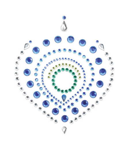 BIJOUX - INDISCRETS FLAMBOYANT BLEU&VERT