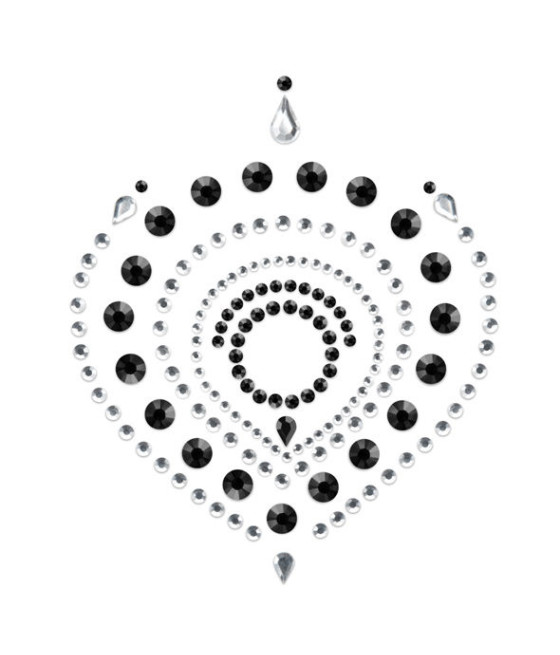 BIJOUX - INDISCRETS FLAMBOYANT BLACK&SILVER