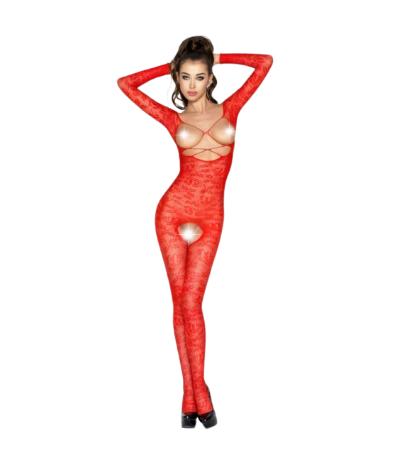 PASSION - WOMAN BS031 RED BODYSTOCKING ONE SIZE