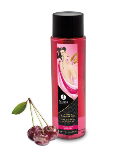 SHUNGA - BADE & DUSCHGEL FROSTED CHERRY 370 ML
