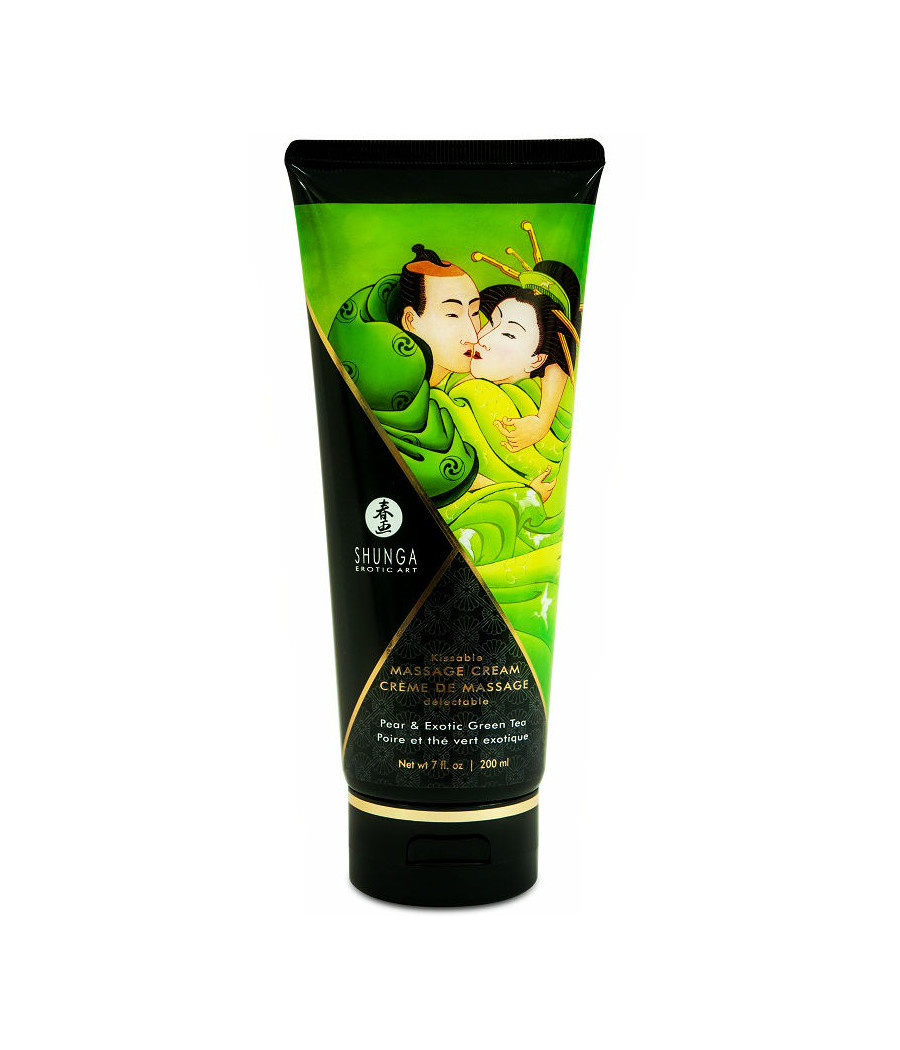 SHUNGA - CRÈME DE MASSAGE POIRE & THÉ VERT 200 ML
