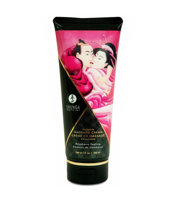 SHUNGA - CREME DE MASSAGEM FRAMBOESA 200 ML