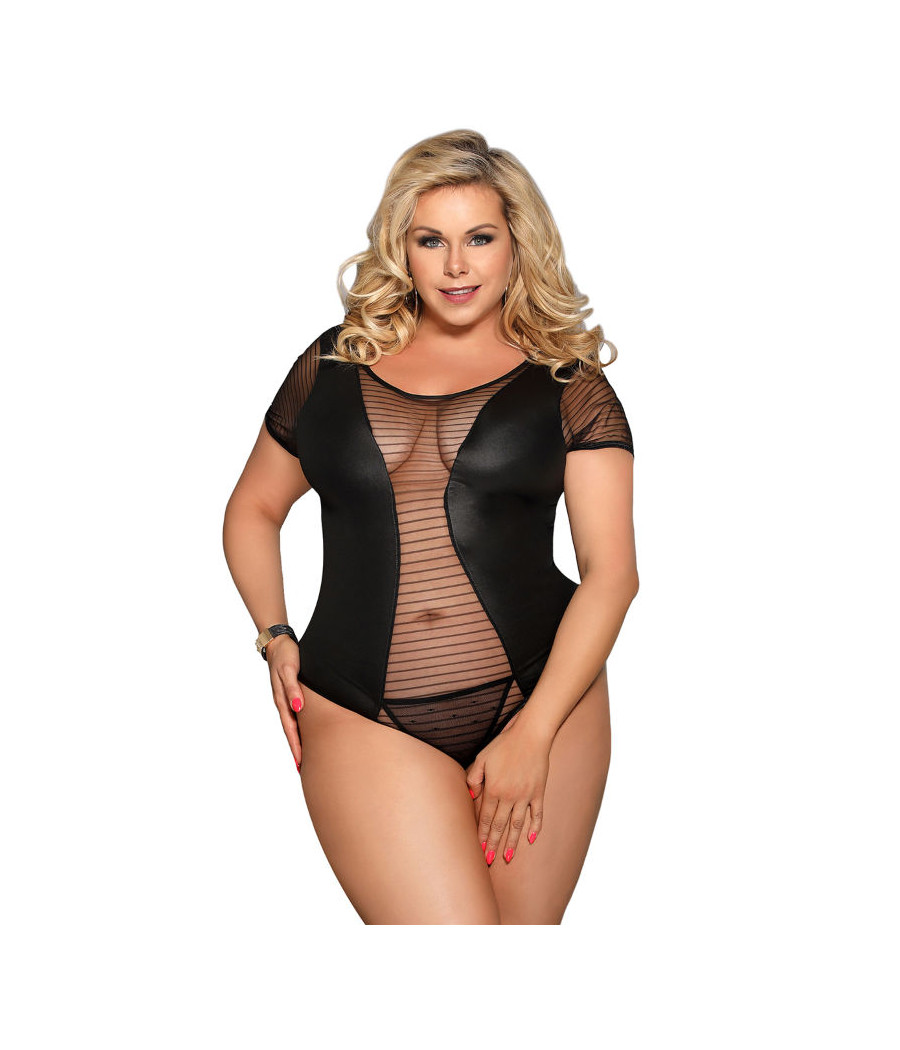 SUBBLIME - FETISH TEDDY MANGA CORTA TALLA GRANDE