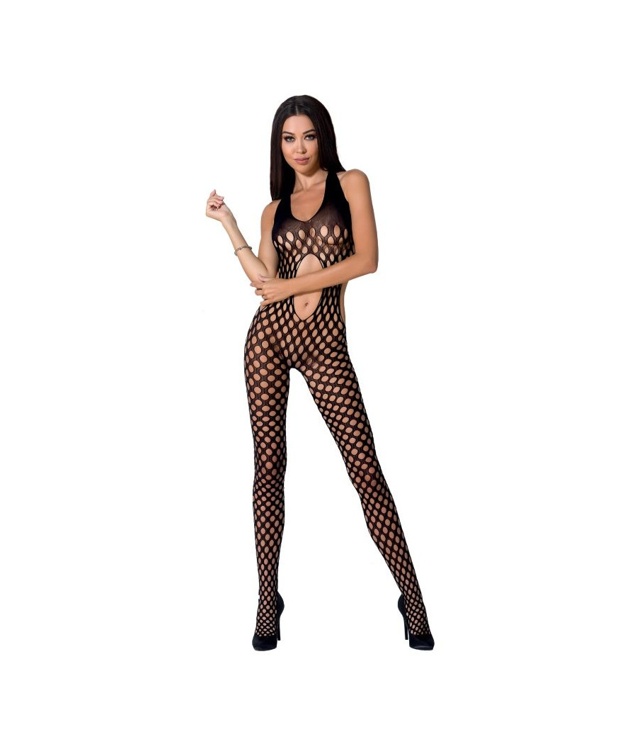 PASSION - FEMME BS065 BODYSTOCKING NOIR TAILLE UNIQUE