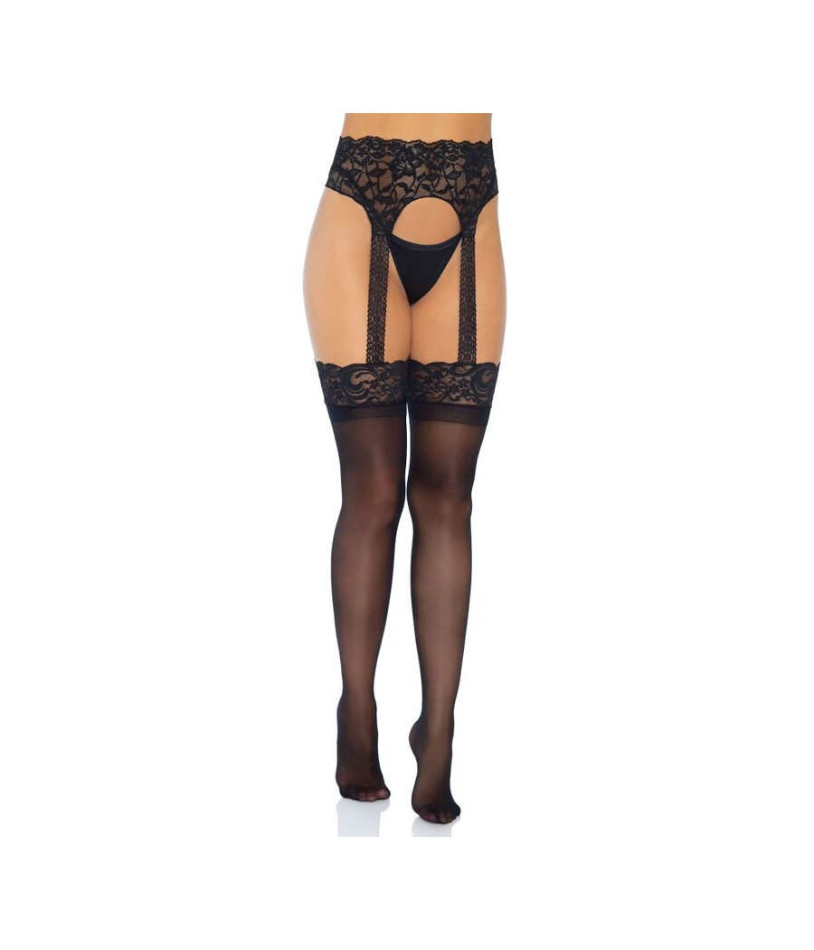 LEG AVENUE - CALZA REGGIARGIGIACCA OPACA TAGLIA UNICA