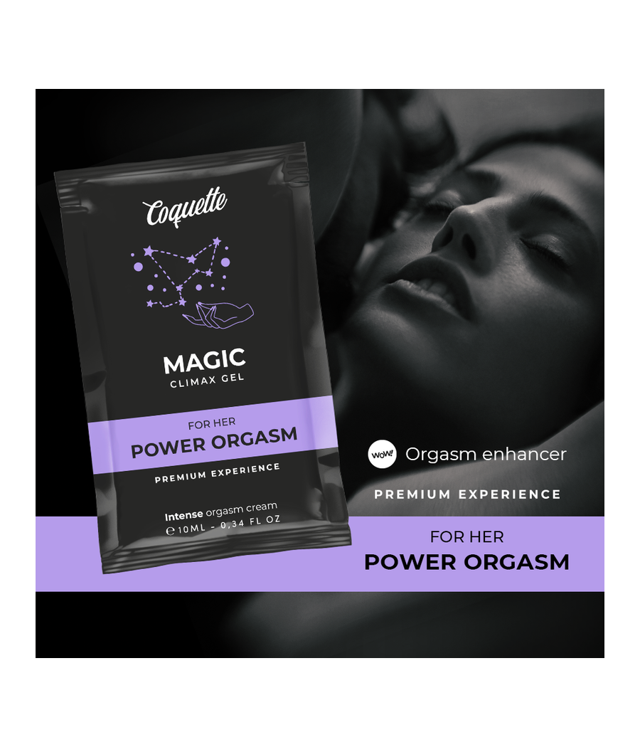 COQUETTE CHIC DESIRE - POCKET MAGIC CLIMAX GEL PER LEI GEL PER IL MIGLIORAMENTO DELLORGASMO 10 ML