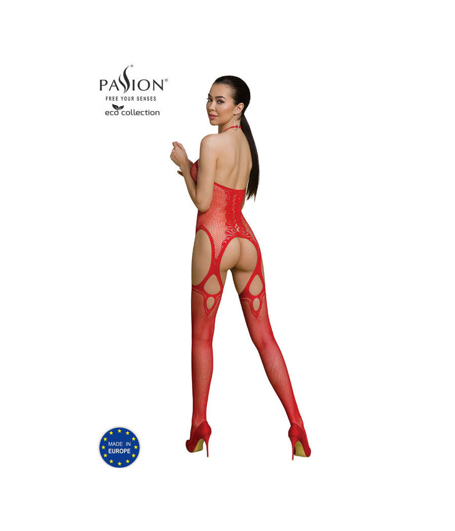 PASSION - ECO COLLECTION BODYSTOCKING ECO BS013 ROT