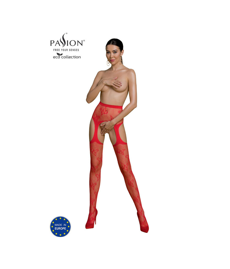 PASSION - BODYSTOCKING ECO COLLECTION ECO S001 ROUGE