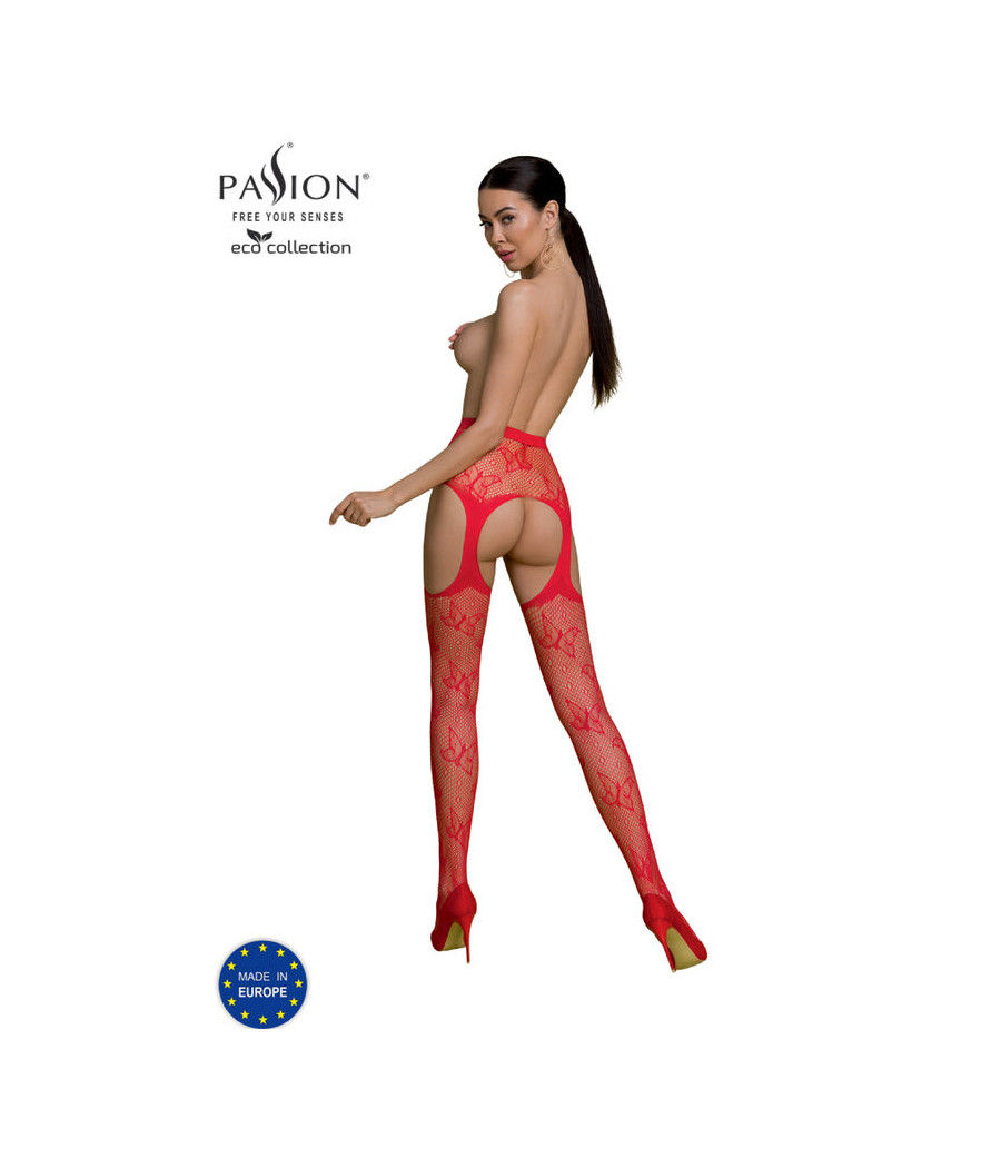 PASSION - ECO COLLECTION BODYSTOCKING ECO S001 RED