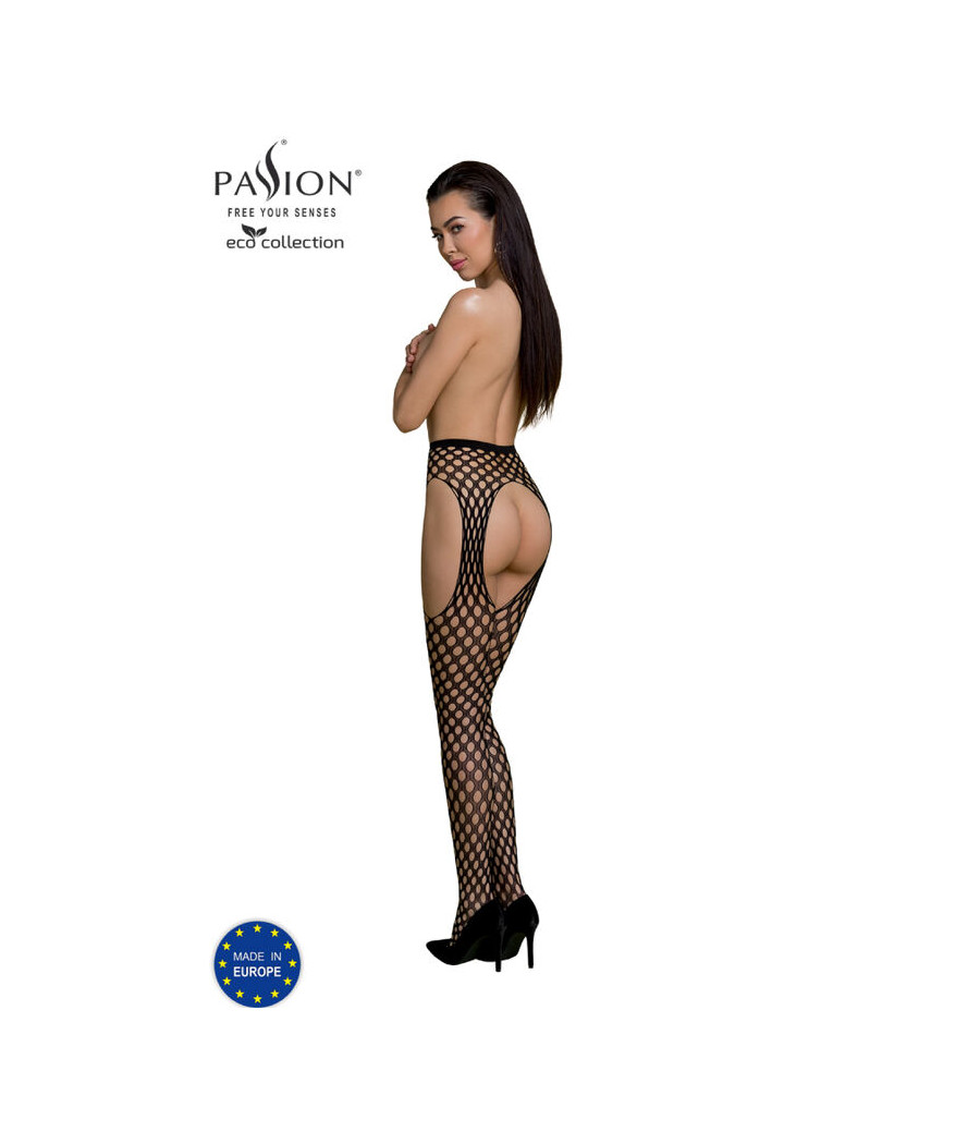 PASSION - COLLEZIONE ECO BODYSTOCKING ECO S003 NERO