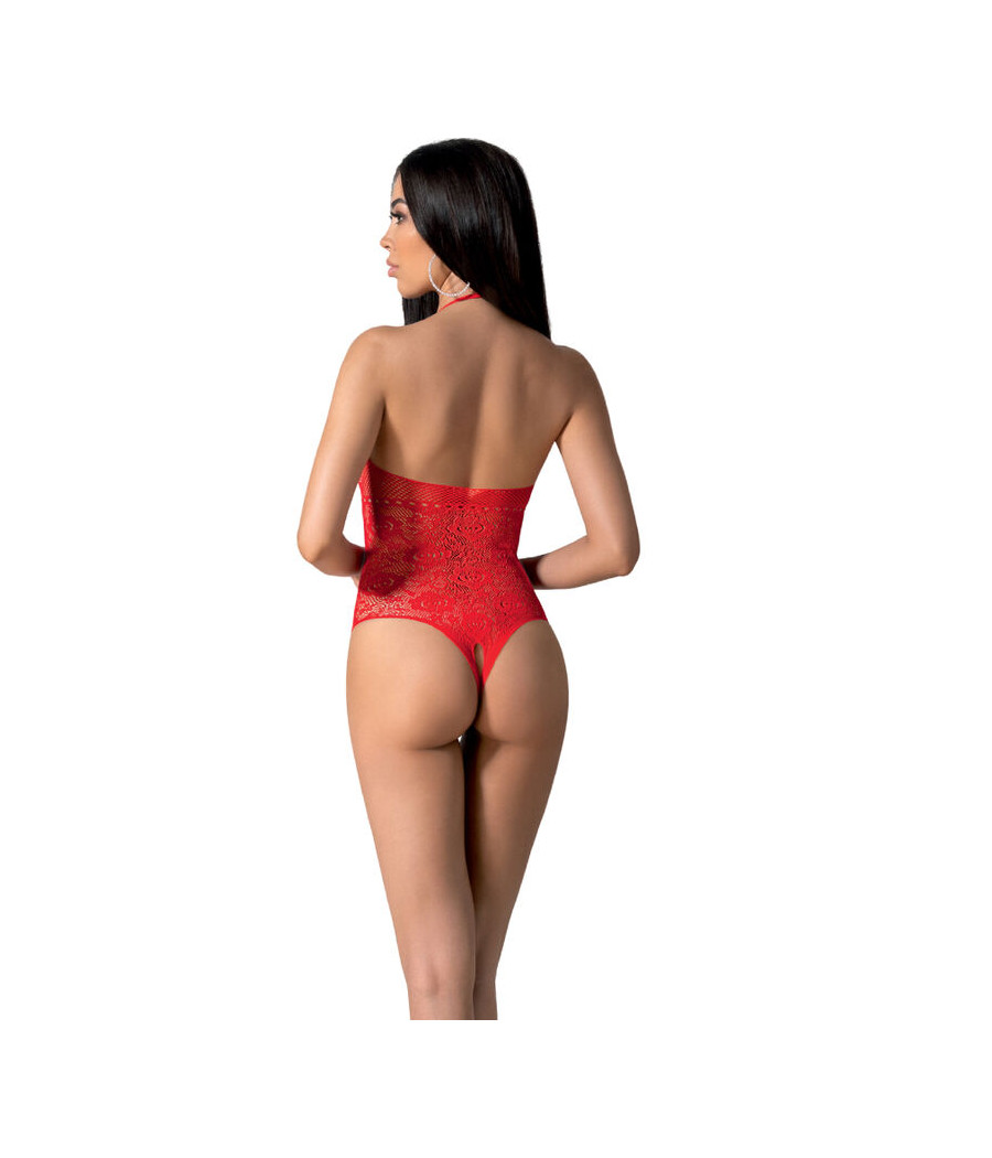PASSION - BS094 BODYSTOCKING ROJO TALLA ÚNICA