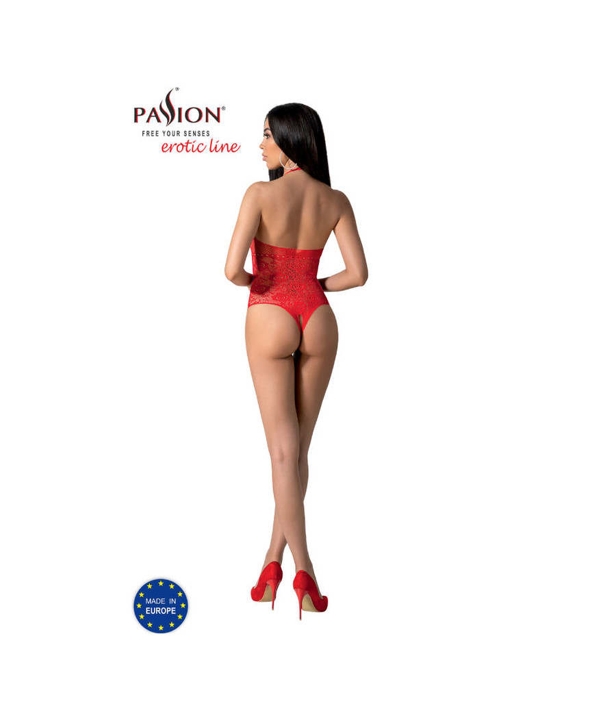 PASSION - BS094 BODYSTOCKING ROUGE TAILLE UNIQUE