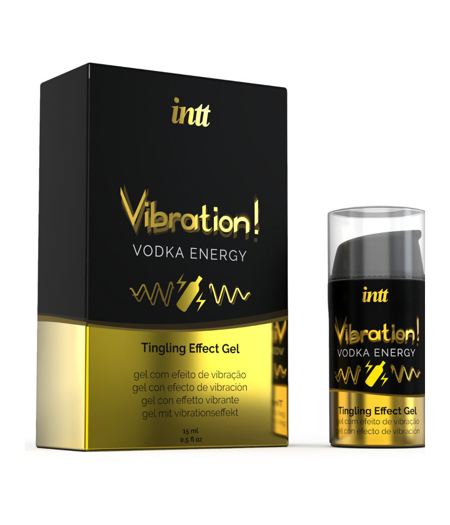 INTT - KRAFTVOLLES INTIMSTIMULIERENDES FLÜSSIGES VIBRATIONSGEL VODKA 15ML