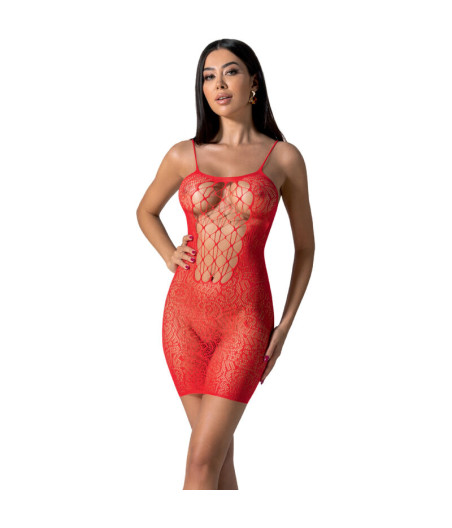 PASSION - BS096 RED BODYSTOCKING ONE SIZE