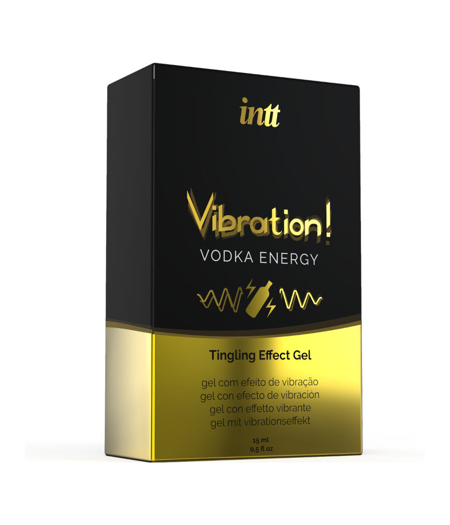 INTT - KRAFTVOLLES INTIMSTIMULIERENDES FLÜSSIGES VIBRATIONSGEL VODKA 15ML