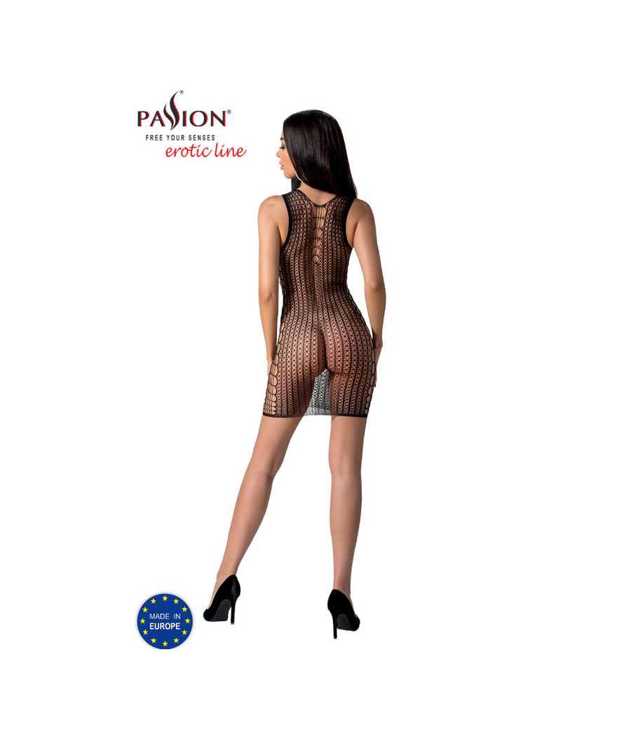 PASSION - BS097 BLACK BODYSTOCKING ONE SIZE