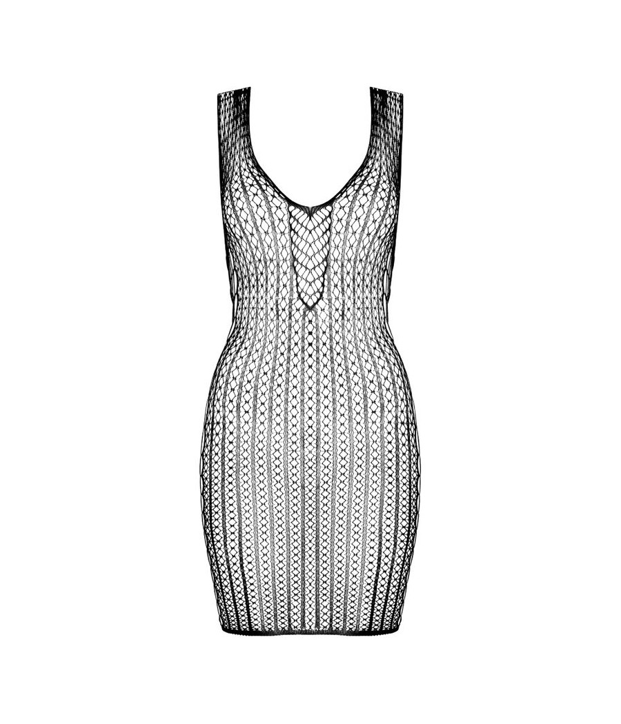 PASSION - BS097 SCHWARZER BODYSTOCKING, EINE GRÖSSE