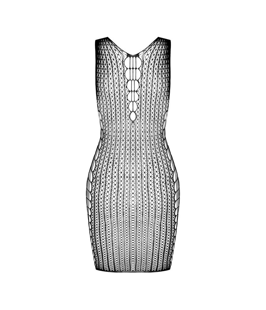 PASSION - BS097 SCHWARZER BODYSTOCKING, EINE GRÖSSE