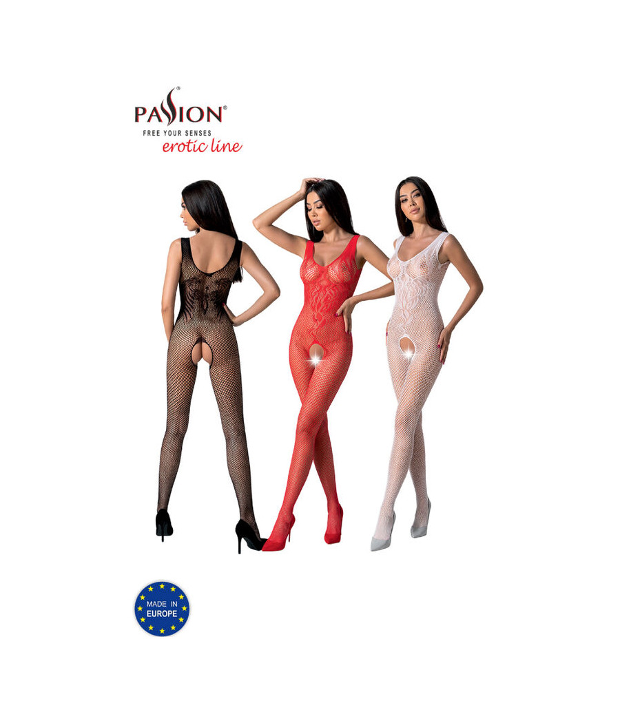 PASSION - BS098 BODYSTOCKING NERO TAGLIA UNICA