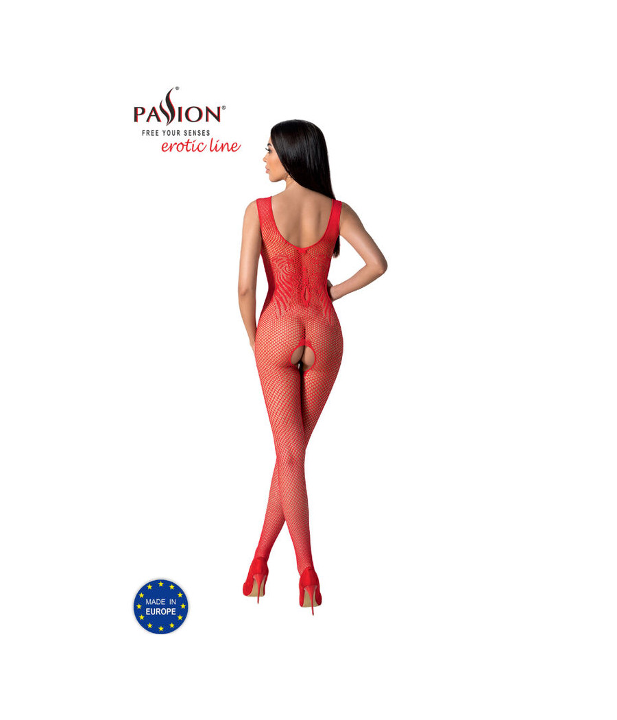 PASSION - BS098 ROTER BODYSTOCKING, EINE GRÖSSE