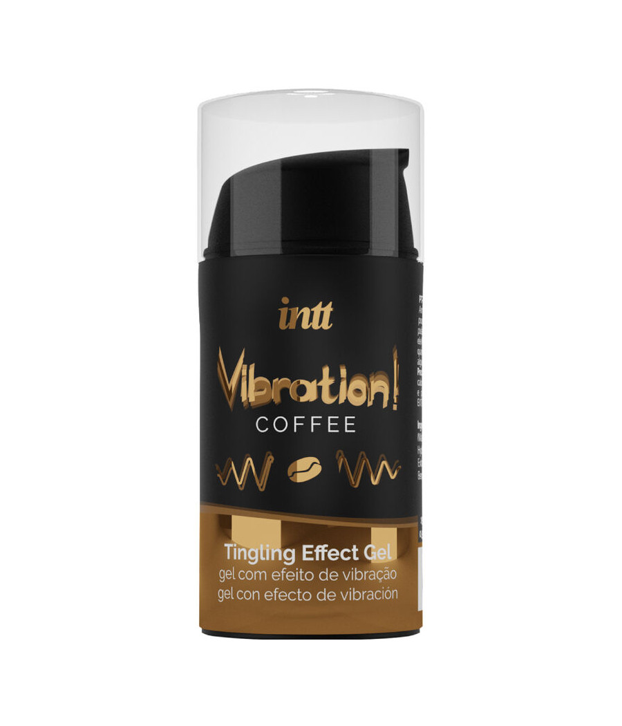INTT - KRAFTVOLLES INTIMSTIMULIERENDES FLÜSSIGES VIBRATIONSGEL KAFFEE 15ML