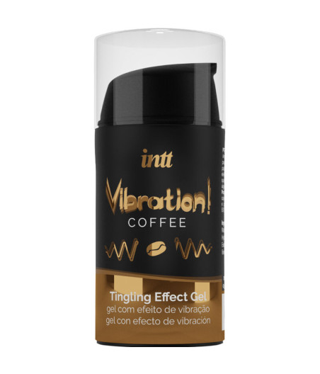 INTT - PODEROSO GEL VIBRANTE LÍQUIDO ESTIMULANTE ÍNTIMO CAFÉ 15ML