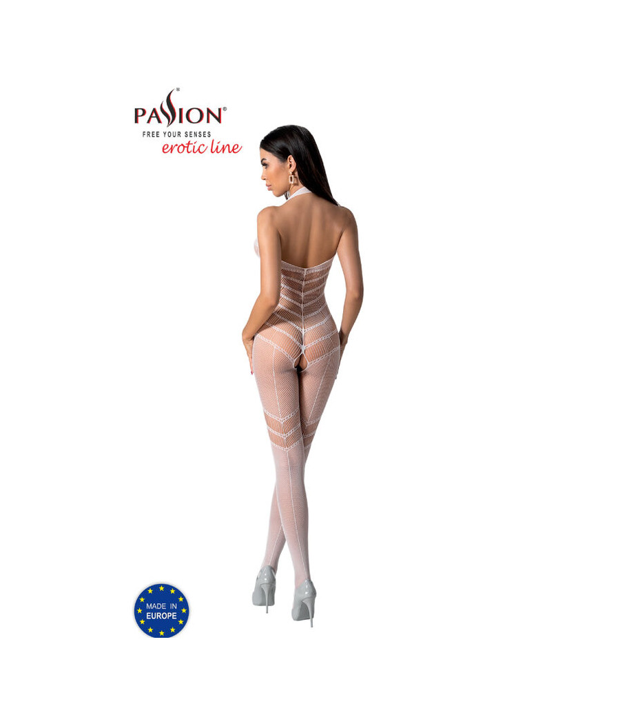PASSION - BS100 WHITE BODYSTOCKING ONE SIZE