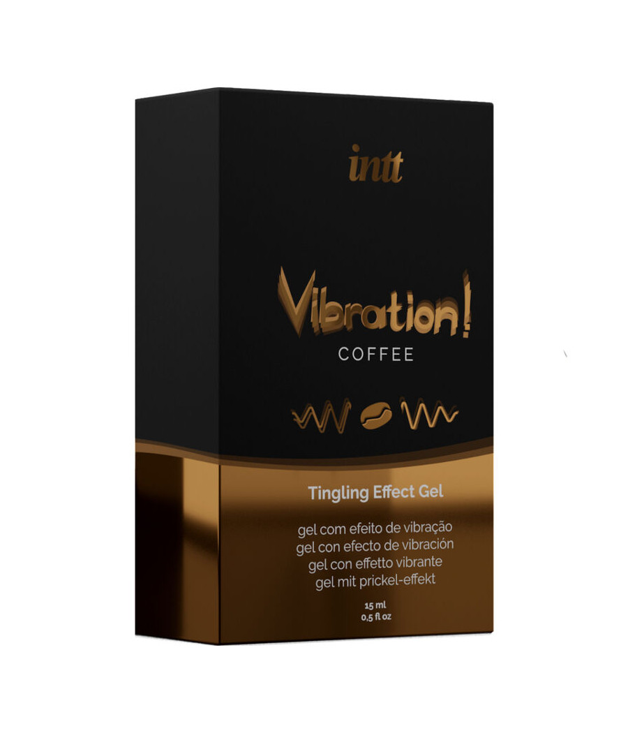 INTT - KRAFTVOLLES INTIMSTIMULIERENDES FLÜSSIGES VIBRATIONSGEL KAFFEE 15ML