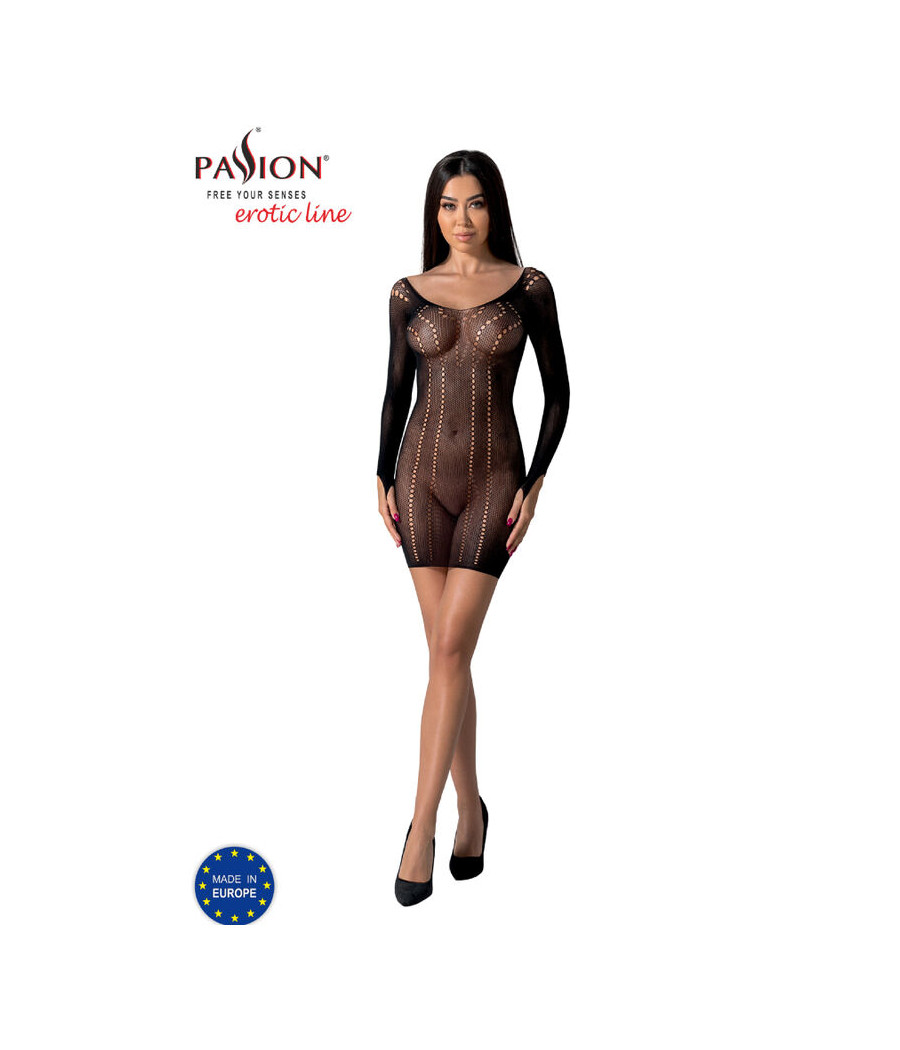 PASSION - BS101 BODYSTOCKING NOIR TAILLE UNIQUE