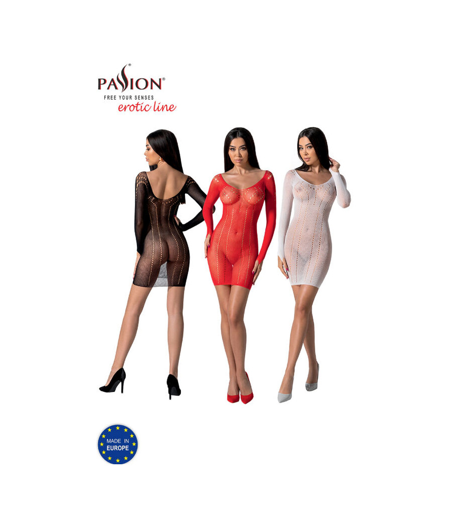 PASSION - BS101 BODYSTOCKING NEGRO TALLA ÚNICA