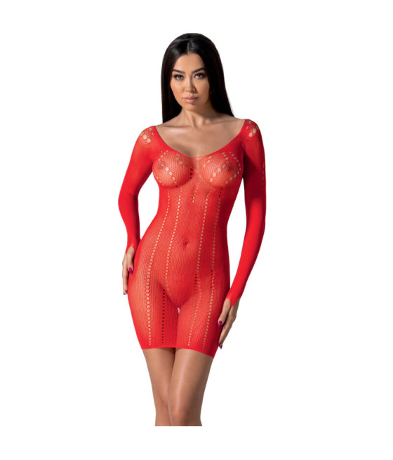 PASSION - BS101 BODYSTOCKING ROJO TALLA ÚNICA