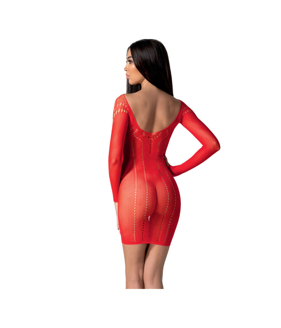 PASSION - BS101 BODYSTOCKING ROJO TALLA ÚNICA