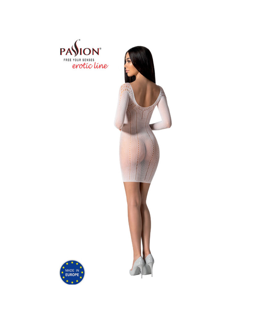 PASSION - BS101 BODYSTOCKING BIANCO TAGLIA UNICA