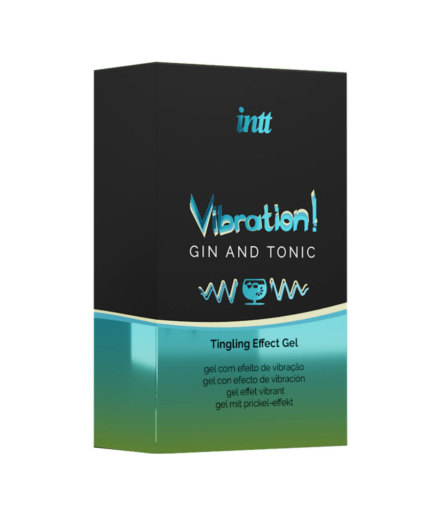INTT - GEL VIBRATEUR LIQUIDE PUISSANT STIMULANT INTIME GIN & TONIC 15ML