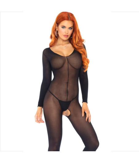 LEG AVENUE - BODYSTOCKING NEGRO MANGA LARGA