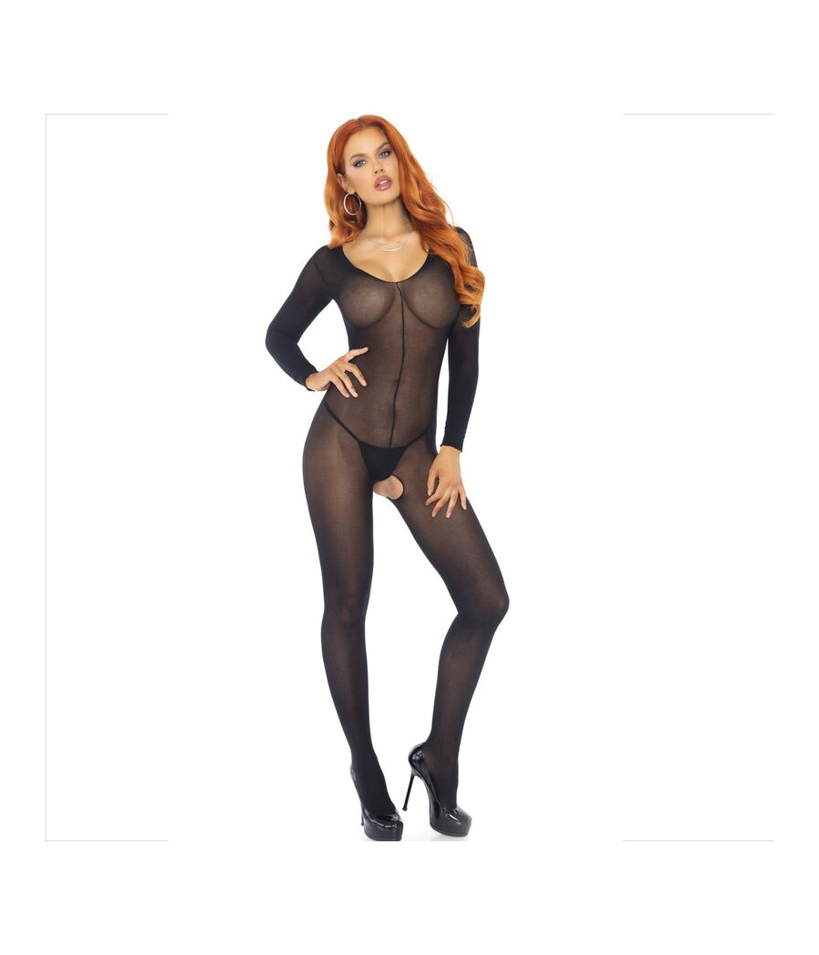 LEG AVENUE - BODYSTOCKING NEGRO MANGA LARGA