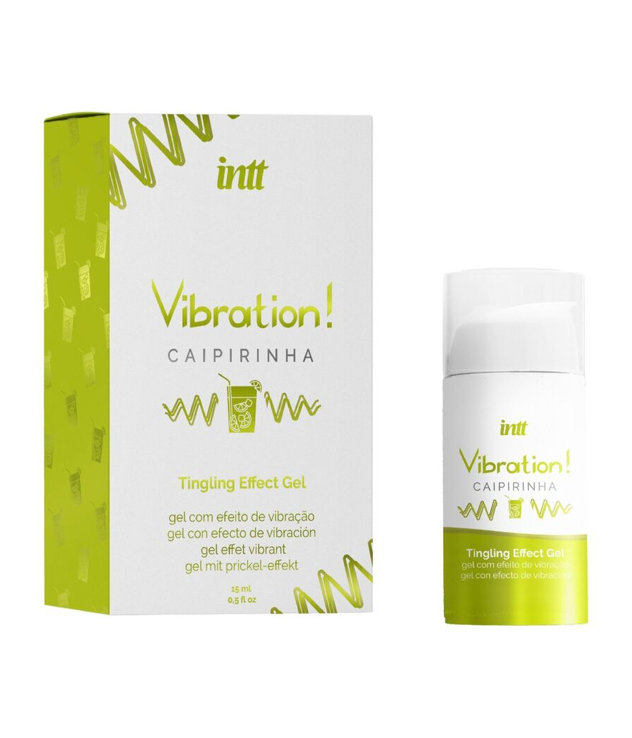 INTT - GEL VIBRATEUR LIQUIDE CAIPIRINHA PUISSANT STIMULANT INTIME 15 ML