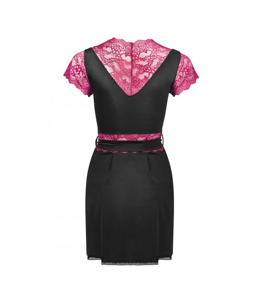 LIVCO CORSETTI FASHION - KUMIKO LC 90428 DRESSING GOWN + PANTY BLACK L/XL