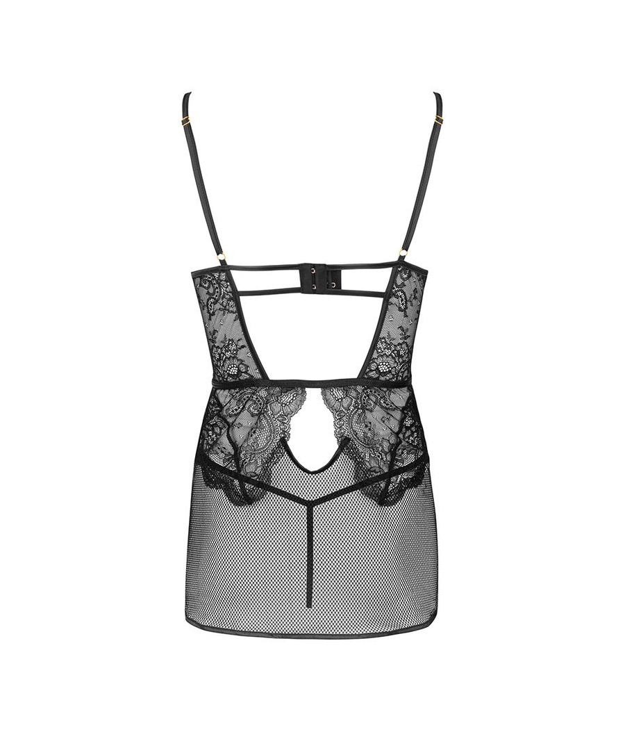 LIVCO CORSETTI FASHION - BARIRIN LC 90633 SHIRT + PANTY BLACK L/XL