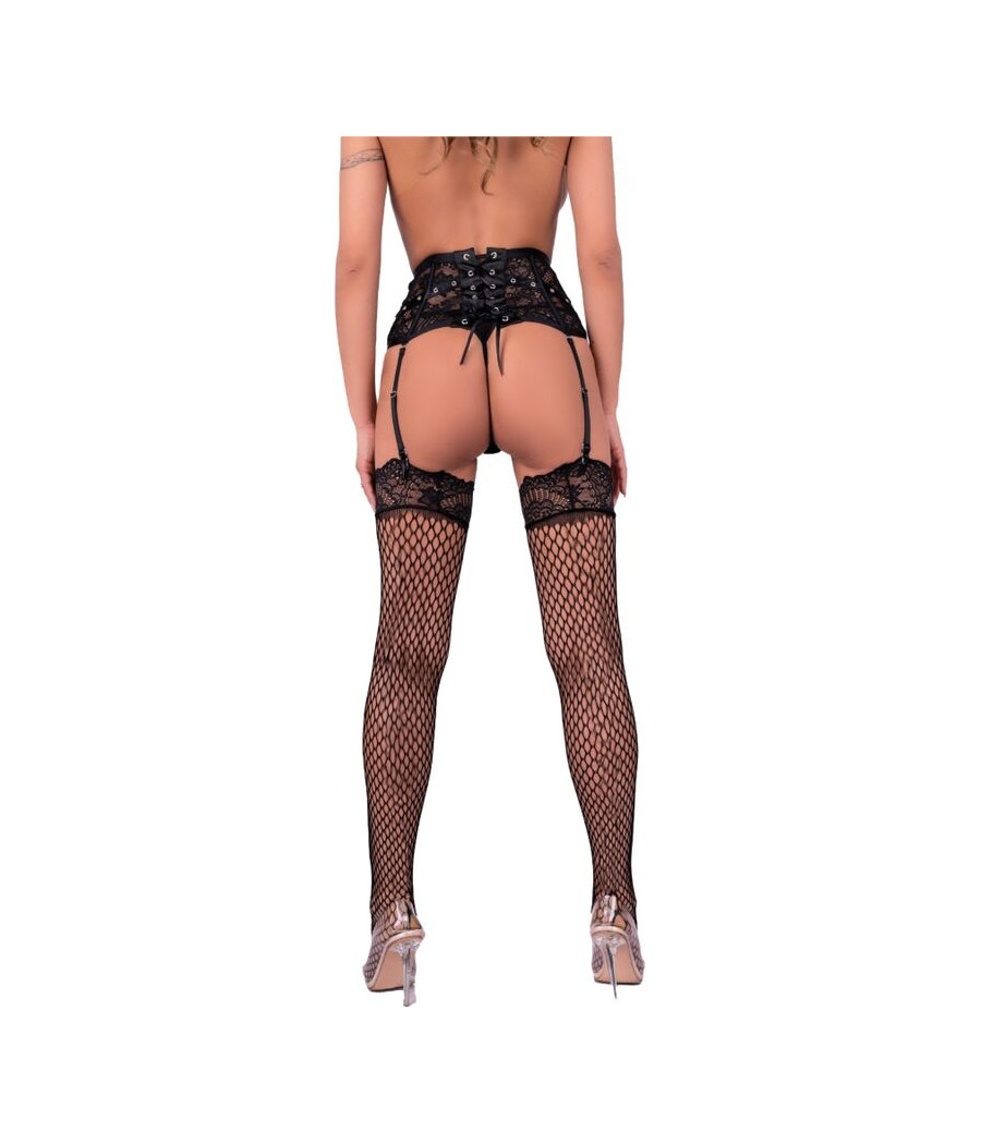 LIVCO CORSETTI FASHION - PONCZOCHY AUFDARIA STOCKING BLACK S/M