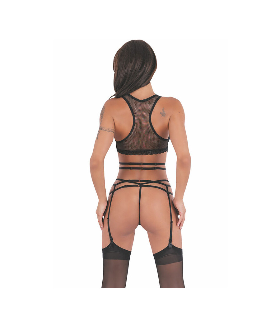 LIVCO CORSETTI FASHION - FINICIA LC90725 PORTE-JARRETELLES NOIR L/XL