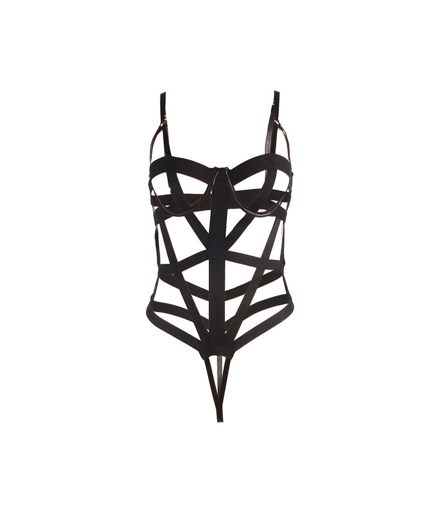 SUBBLIME - BODY SEXY CON RECORTES NEGRO S/M