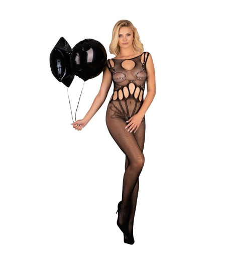 LIVCO CORSETTI FASHION - AMAHIL BODYSTOCKING MIT SCHRITTFREIEN SCHWARZ EINE GRÖSSE