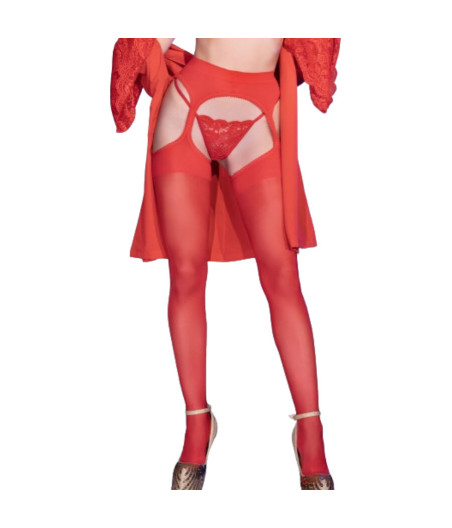 CHILIROSE - CR 4312 CALZA REGGER ROSSO S/M