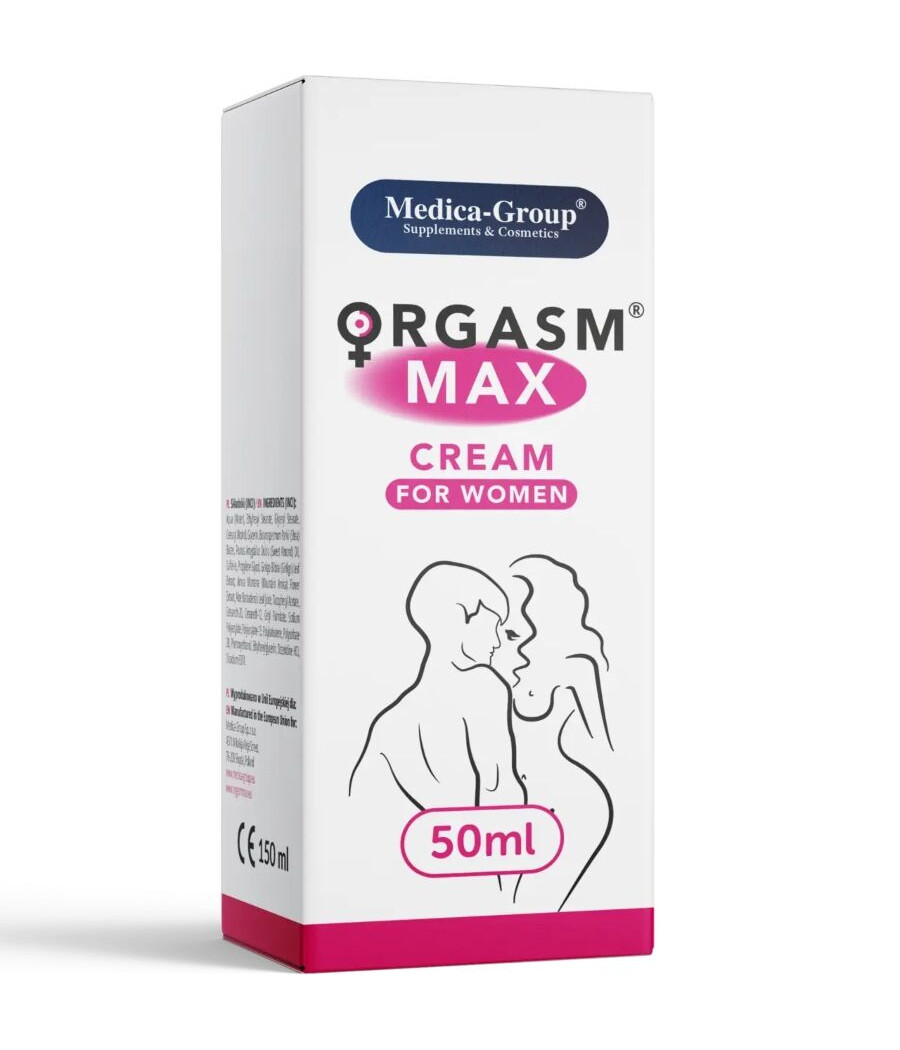 MEDICA GROUP - ORGASM MAX CREMA ÍNTIMA PARA MUJER 50 ML