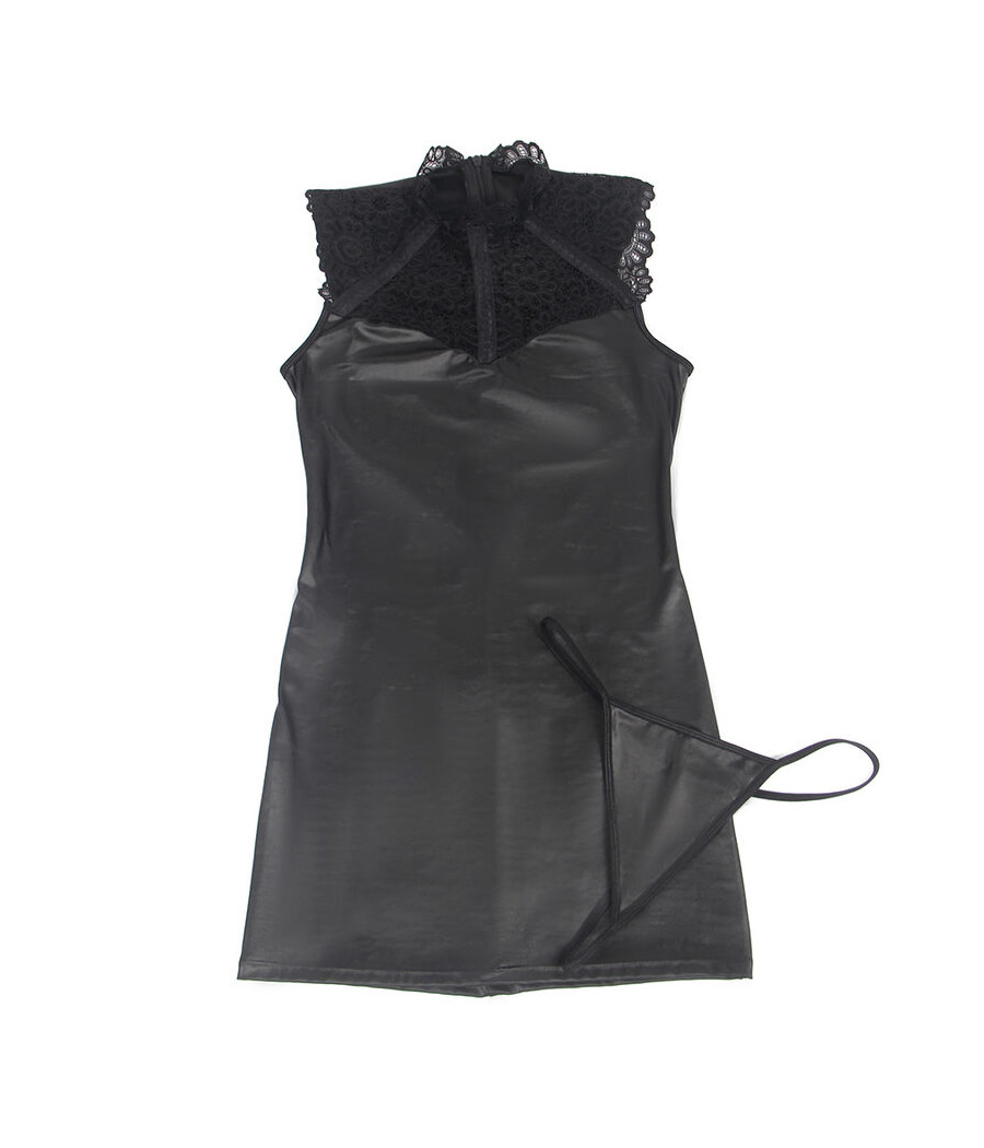 SUBBLIME - SEXY LEATHER DRESS S/M