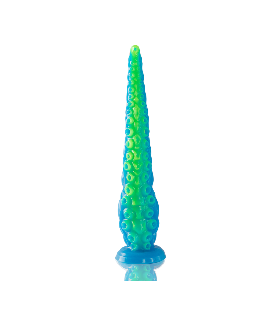 EPIC - SCYLLA FLUORESZIERENDER DÜNNER TENTAKEL-DILDO, GROSSE GRÖSSE