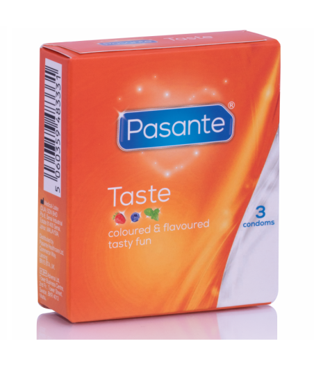 PASANTE - CONDOMS FLAVORS 3 UNITS