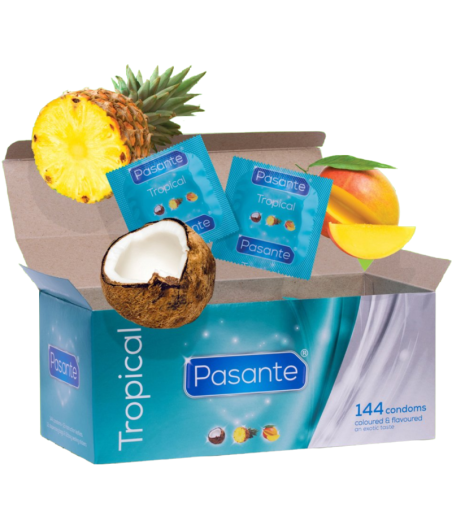 PASANTE - PRESERVATIVI SAPORI TROPICALI 144 UNIT